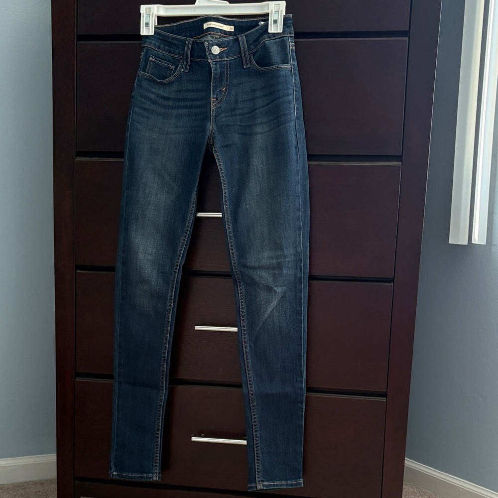 Levi's 535 Dark Blue Super Skinny Jeans